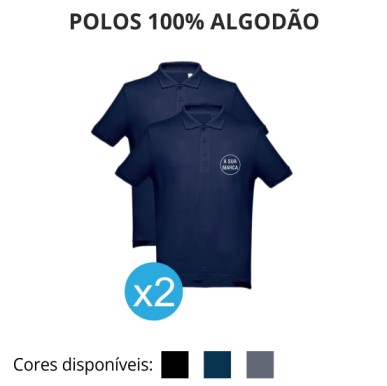 Polos 100% Algodão