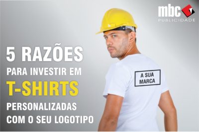 BANNERS- 5 razoes t-shirts personalizadas